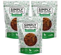 SIMPLY FROM NATURE Meat Noodles Boulettes de canard pour chien 3 x 80 g