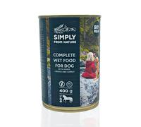 SIMPLY FROM NATURE - Pâtée de cheval, graine de lin et carottes pour chiens - 6 x 400 g