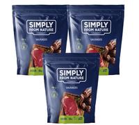 SIMPLY FROM NATURE - Saucissons naturels de cerf - 3x300 g