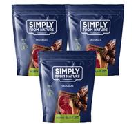 SIMPLY FROM NATURE - Saucissons naturels de viande de sanglier - 3 x 300 g