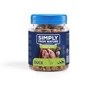 SIMPLY FROM NATURE Smart Bites - Friandises à base de viande de canard pour chiens - 130 g