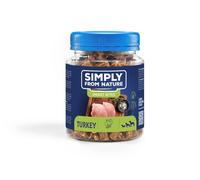 SIMPLY FROM NATURE Smart Bites - Friandises à base de viande de dinde pour chiens - 130 g