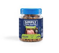 SIMPLY FROM NATURE Smart Bites - Friandises à base de viande de volailles pour chiens - 130 g