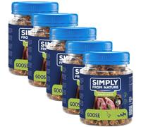 SIMPLY FROM NATURE Smart Bites - Friandises d'oie pour chiens - 5x130 g