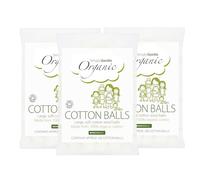 Simply Gentle Organic Coton Paquet de 100 Boules (Lot de 3 - 300 Boules)