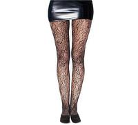 Simply Joshimo Collants résille à motif noir pour femme / Collant tendance à motifs pour dames (rayé), Taille unique