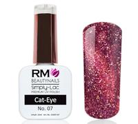 Simply-Lac Vernis à ongles gel UV Cat-Eye RM Beautynails - Gel magnétique - Noir, beige, bleu, violet (07, 10 ml)