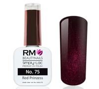 Simply-Lac Vernis à ongles UV N° 75 Rouge métallisé Prince Gel UV RM Beautynails 10 ml