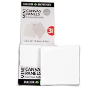 Simply Lot de 3 panneaux de toile 6,6 x 6,6 cm