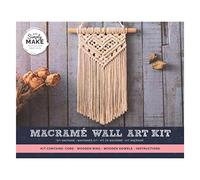 Simply MAKE Macramé en feutre Décoration murale Naturel 20 cm