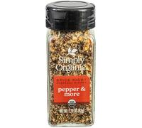 Simply Organic Spice Right Everyday Seasoning Blends, Pepper and More, 2.2 Ounce