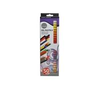 Daler Rowney Kit de loisirs créatifs 157500050 Pastels à l'huile Simply 50 couleurs