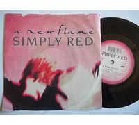 SIMPLY RED - A NEW FLAME 7" (45) UK WEA 1989 B/W MORE (YZ404) PIC SLEEVE