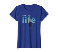 Simply Red Life T-Shirt, Femme, Bleu Royal, S