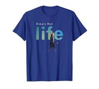 Simply Red Life T-Shirt, Homme, Bleu Royal, XL