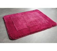 Simply Rosa / Rose Des Baies Tapis De Bain 55x65cm À Poils Longs 15-25mm