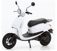 Simply - Scooter électrique 50cc - moteur 2100 W - 2 batteries 60V 30Ah, blanc