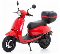 Simply - Scooter électrique 50cc - moteur 2100 W - 2 batteries 60V 30Ah, rouge