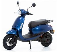Simply - Scooter électrique 50cc - moteur 2100 W - batterie 60V 30Ah, bleu