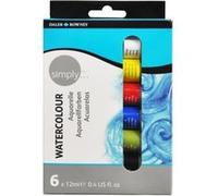 SIMPLY Set de 6 Aquarelles Simply 12 ml G
