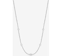 Simply Silver Simply Silver 925 Sterling Silver Polished Station Allway Necklace