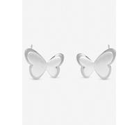 Simply Silver Simply Silver 925 Sterling Silver Satin Butterfly Earrings