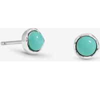 Simply Silver Simply Silver Sterling Silver Semi Precious Turquoise Stud Earrings