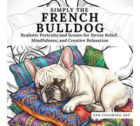 SIMPLY THE FRENCH BULLDOG: Realistic Portraits and Scenes for Stress Relief, Mindfulness, and Creative Relaxation