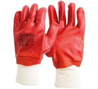 Simply Tools PVCG002 Gants de doublure PVC et polyester Certifié EN388 Taille L