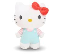 Simply Toys Poupée en peluche officielle Hello Kitty de 50 cm | Jouet en peluche doux sous licence Sanrio en salopette menthe | Idée de collection Hello Kitty pour filles, adolescents, enfants