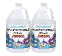 Simply Vinegar Vinaigre de force industrielle 49 % - Nettoyant concentré haute performance pour la maison, le jardin, les allées et plus encore - Biodégradable et sans eau de Javel (pas pour usage