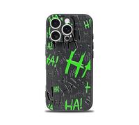 SIMPLYMDRN Slim for iPhone 15 Pro Max Case - Joker Haha Design - Cool Case for Men - Superhero Villain Designer Cover - Slim and Flexible (Jok3ster Green)