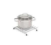 simplywire - Dessous de Plat - Résistant à la Chaleur - Protection du Plan de Travail dans la Cuisine - Carré - Chrome