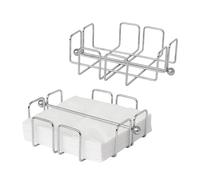 simplywire - Lot de 2 - Porte-Serviette avec Barre Lestée - Chrome - Contemporain