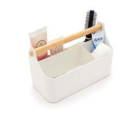 simplywire - Organisateur de maquillage - Panier de salle de bain - Blanc