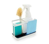 simplywire - Panier/Organisateur d'évier - Organiseur d'évier rétro en Fil Plat - Acier enduit de poudre blanche