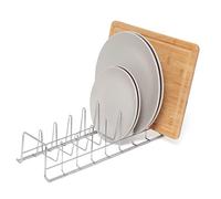 simplywire - Porte-Assiettes/plaques de Cuisson/couvercles - Organisateur de Placard de Cuisine - Chrome