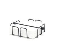 simplywire - Porte-Serviette avec Barre lestée - Noir - Contemporain