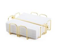 simplywire - Porte-serviettes avec barre lestée - Acier Revêtu de Couleur Or Clair - Contemporaine