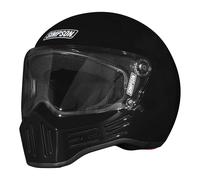 Simpson M30 Casque de moto, noir, Taille S