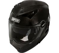 Simpson Darksome Carbon, casque rabattable S Noir Mat Noir Mat