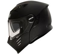 Simpson Darksome Solid, casque à bascule XXL Noir Mat Noir Mat