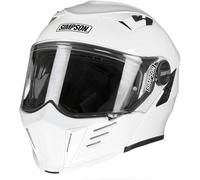 Simpson Darksome Solid, casque rabattable XL Blanc Blanc