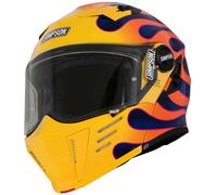Simpson Darksome Wildfire, casque rabattable XL Jaune/Orange/Mauve Jaune/Orange/Mauve