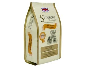 SIMPSON DOG SENS DCK&POT 12KG