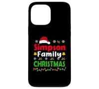Simpson Family Christmas Matching Personalised Funny Xmas Coque pour iPhone 13 Pro Max