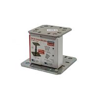 Simpson – Pied de poteau réglable prêt-à-fixer – Kit complet avec fixations – KIT FIX PPRC