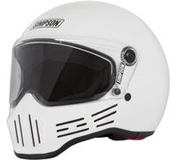 Simpson M30 Solid, casque intégral S Blanc Blanc