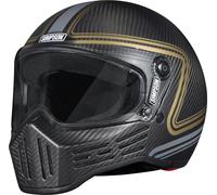 Simpson M30 Slipline, casque intégral XL Mat Noir/Or/Gris Mat Noir/Or/Gris