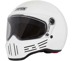 Simpson M30 Solid, casque intégral XL Blanc Blanc